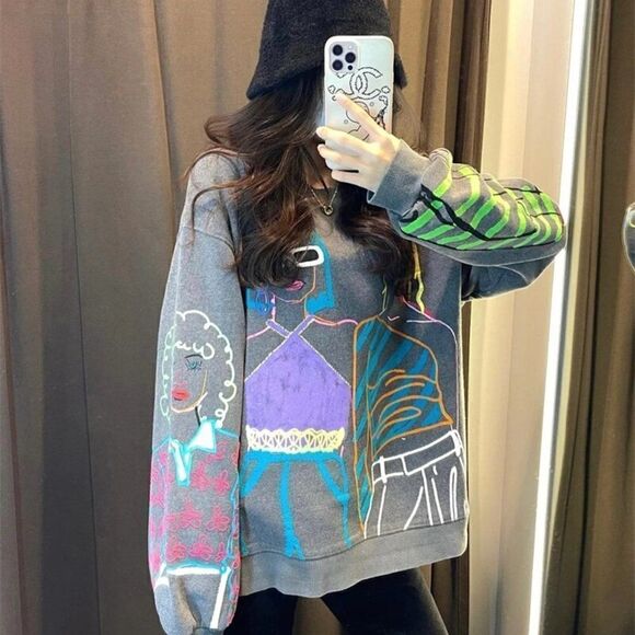 ZARA PRINTED GIRLS SWEATSHIRT  - Picture 13 of 14